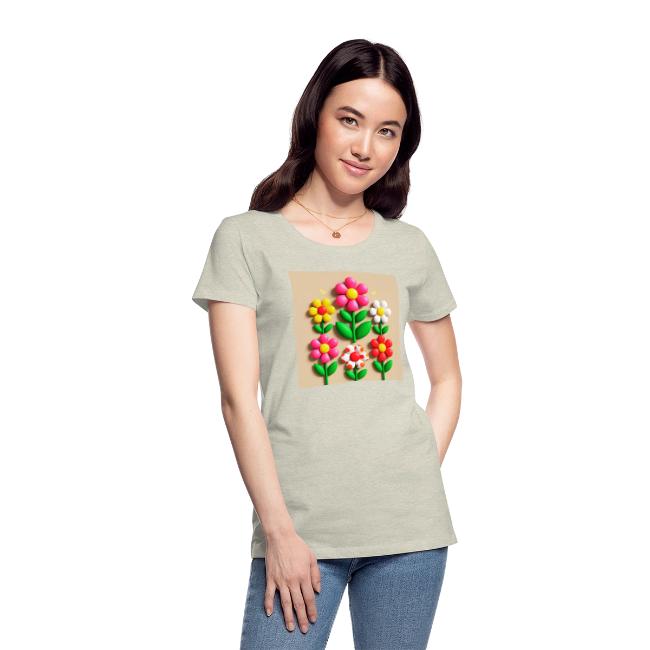 3D Flowers and Butterflies in Amber, Floral Design