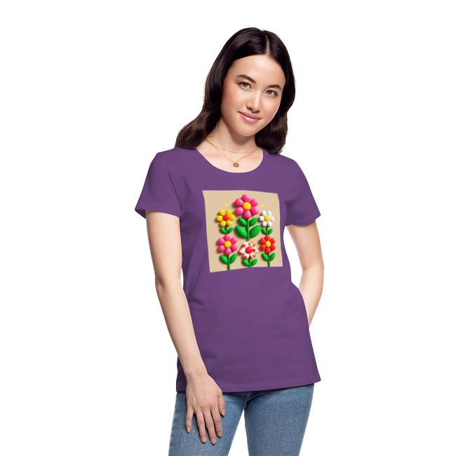 3D Flowers and Butterflies in Amber, Floral Design