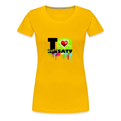 I Love SATV - Women's Premium T-Shirt