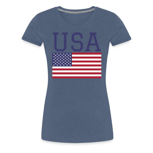 USA American Flag - Fourth of July Everyday - Women's Premium T-Shirt