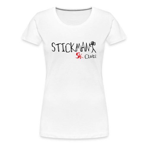 StickMan 5k club RED - Women's Premium T-Shirt
