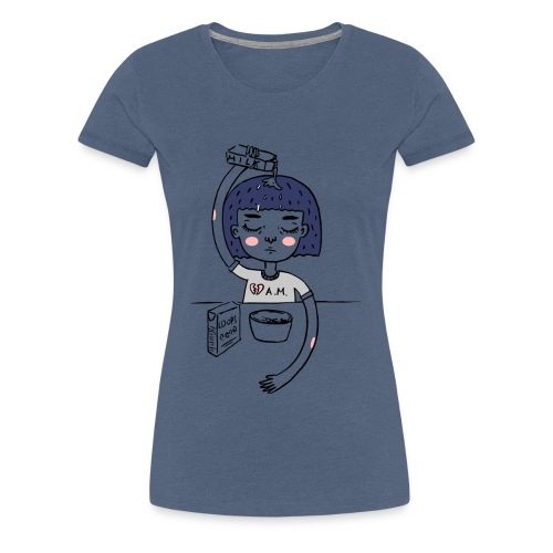 Milk and cereals in the morning - Women's Premium T-Shirt