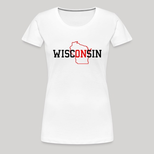WiscONsin - Women's Premium T-Shirt