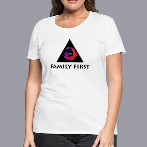 JALEJA FAMILY FIRST (BLACK PRINT) - Women's Premium T-Shirt