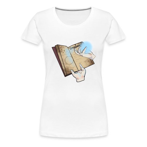 Leon Frisk in the Library - Women's Premium T-Shirt