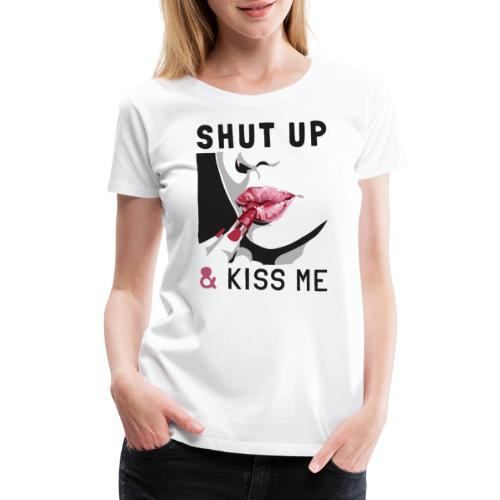 kiss me love lips - Women's Premium T-Shirt