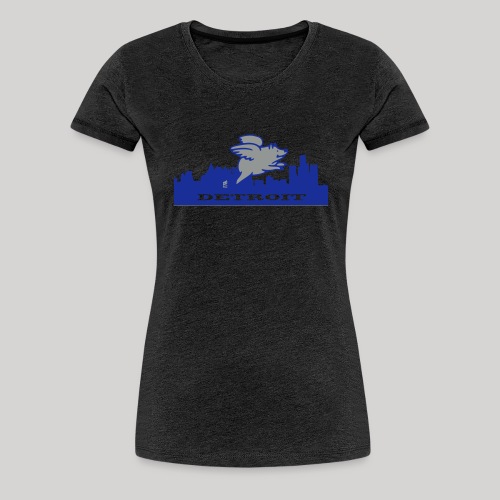 detroit pigs flying - Women's Premium T-Shirt