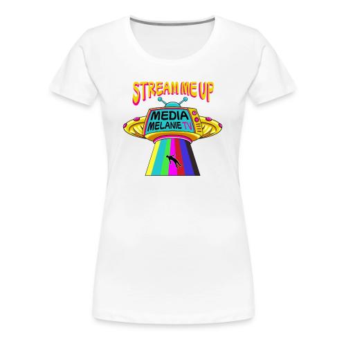 Stream Me Up | Streaming TV UFO - Color - Women's Premium T-Shirt
