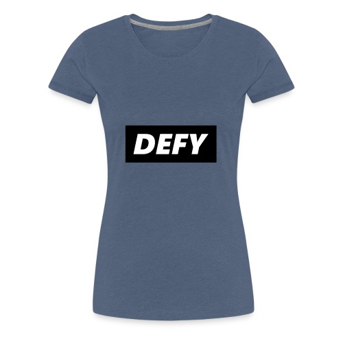 defy logo - Women's Premium T-Shirt