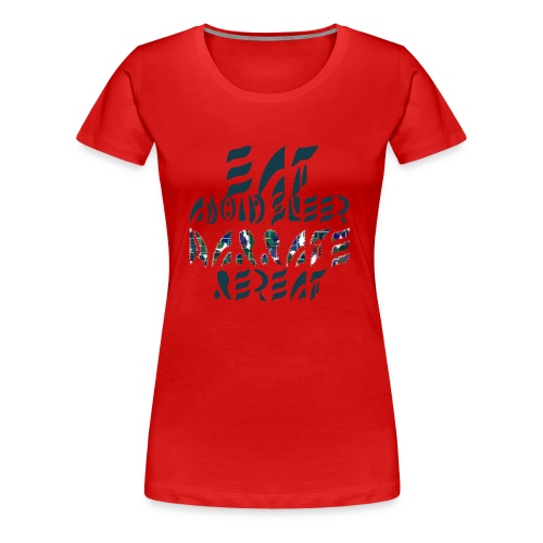 Eat Sleep Narrate Repeat - Women's Premium T-Shirt