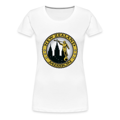 New Zealand Mission - LDS Mission Classic Seal - Women's Premium T-Shirt