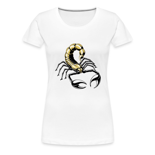 scorpion - gold - yellow - Women's Premium T-Shirt