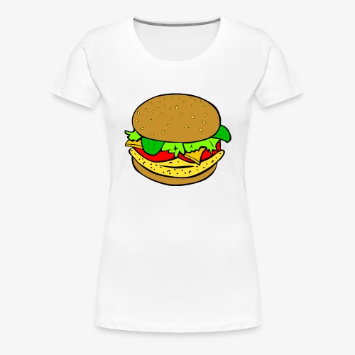 Comic Burger - Women's Premium T-Shirt