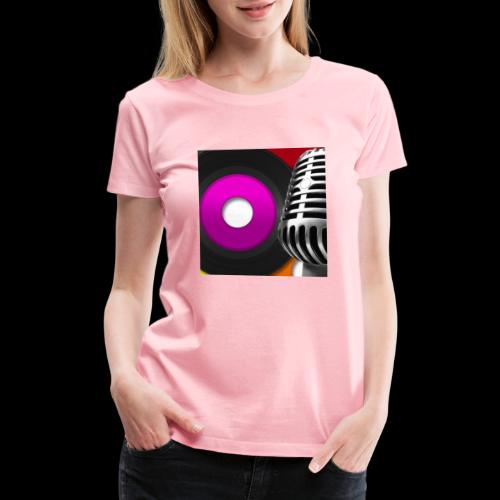 Record & Microphone For Audiophiles - Women's Premium T-Shirt