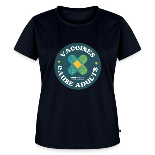 Vaccines Cause Adults_Bandage - Women's Premium T-Shirt