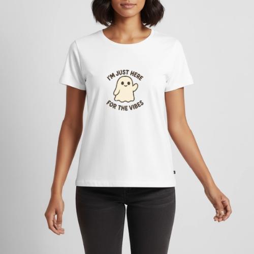 Playful Ghost Vibes - Women's Premium T-Shirt
