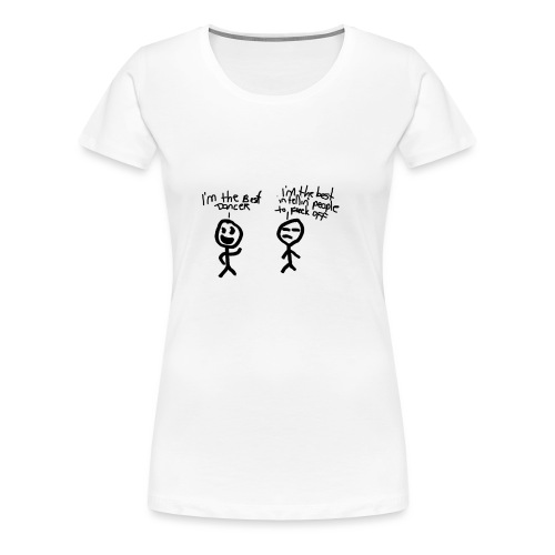 Funny Cartoon Design - Women's Premium T-Shirt