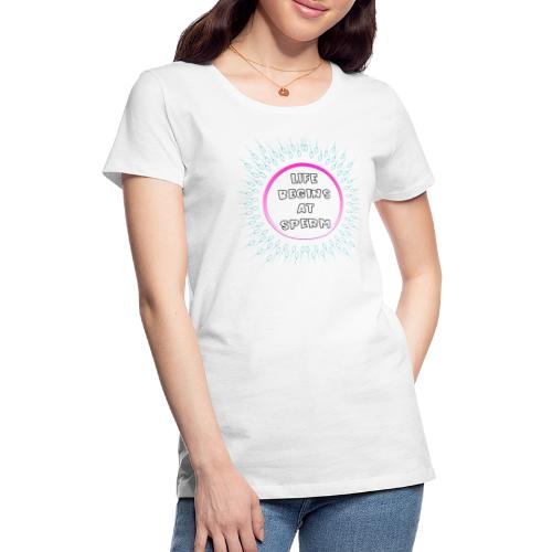 Regulate Ejaculate Too - Women's Premium T-Shirt