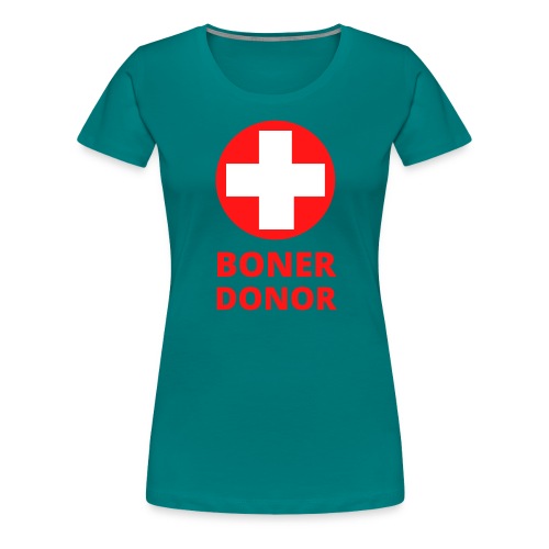 BONER DONER - Red Cross - Women's Premium T-Shirt