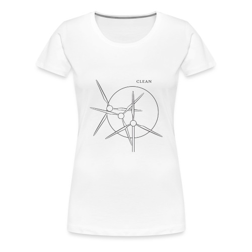 Clean Energy Windmills - T-shirt premium pour femmes