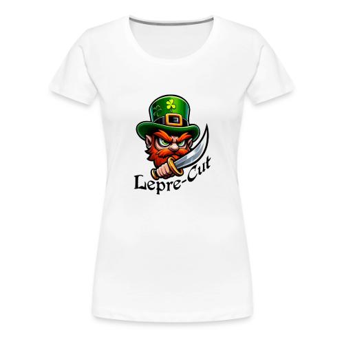 Lepre Cut Dagger Leprechaun St Patricks Luck Irish - Women's Premium T-Shirt