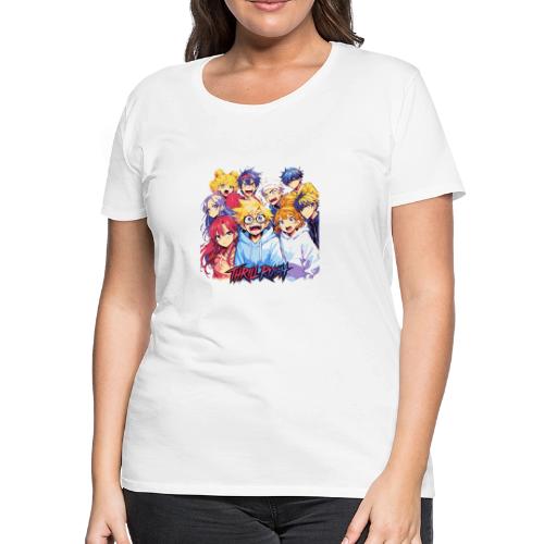 Thrill Rush Anime Squad Streetwear - Women's Premium T-Shirt