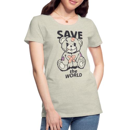 save planet world - Women's Premium T-Shirt