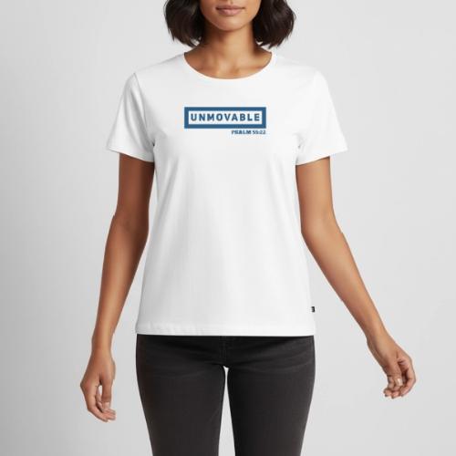 Unmovable: Psalm 55:22 - Women's Premium T-Shirt