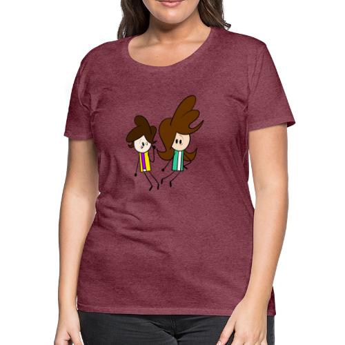 Small Coll and Dersy - Women's Premium T-Shirt