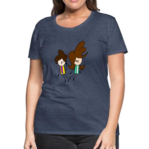 Small Coll and Dersy - Women's Premium T-Shirt