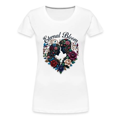 Eternal Bloom Embrace T-Shirt - Women's Premium T-Shirt