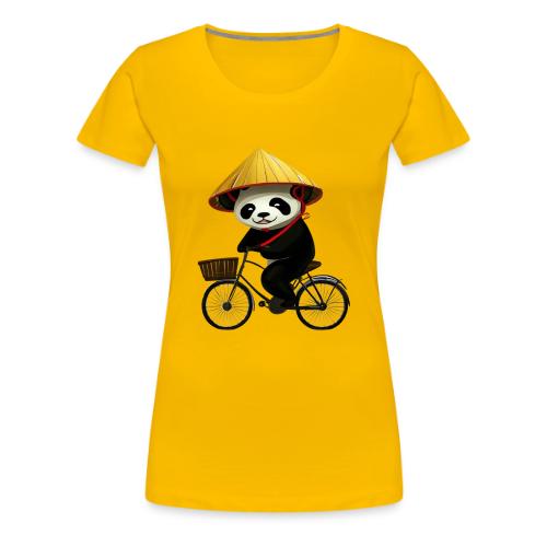 Panda Biking - Women's Premium T-Shirt