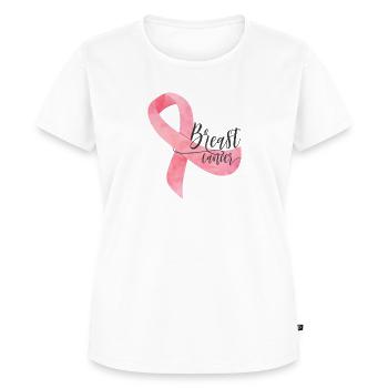 Breast cancer - Women's Premium T-Shirt - white - Front - AI Model Female 180 light (180cm)