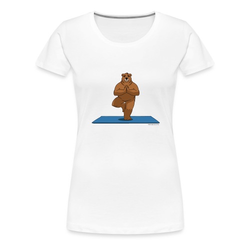 Oh So Yoga - Mountain pose - Women's Premium T-Shirt