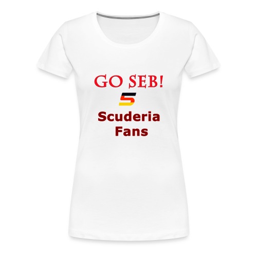 Go Seb! Scuderia Fans design - Women's Premium T-Shirt