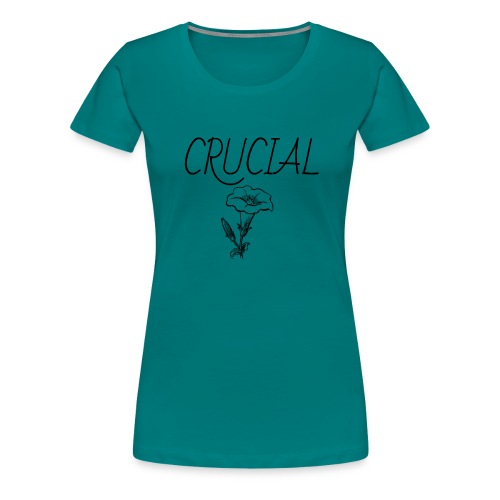 Crucial Abstract Design - Women's Premium T-Shirt