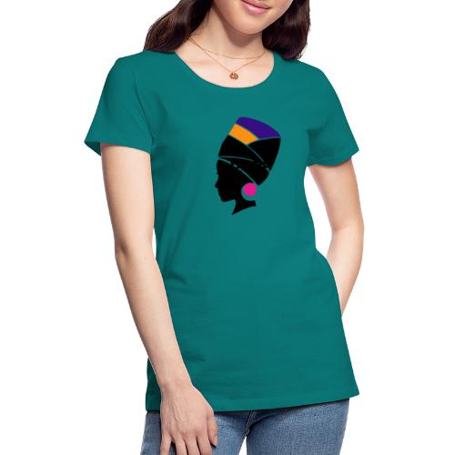 Original Kulture Colorful Sister Print - Women's Premium T-Shirt