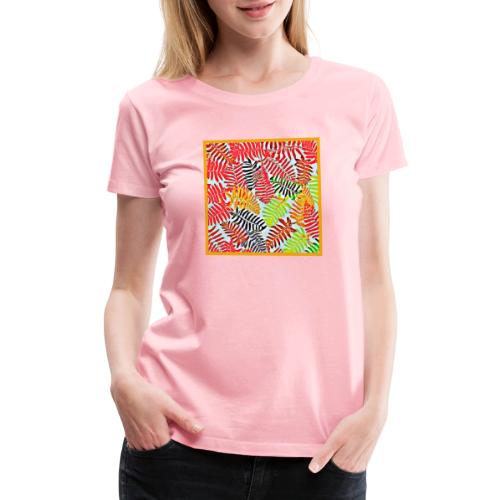 Chic Leaves Artistic Spectrum - Women's Premium T-Shirt