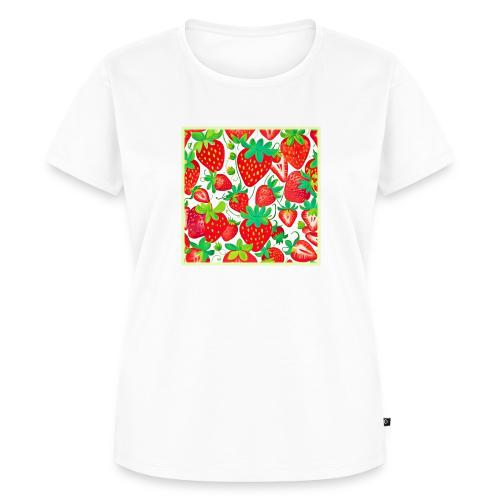 Strawberry Swirl Pattern - Women's Premium T-Shirt