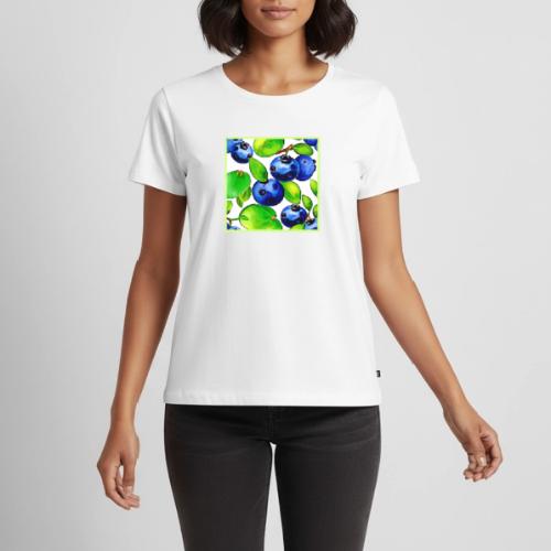 Fresh Blueberry Art - Women's Premium T-Shirt