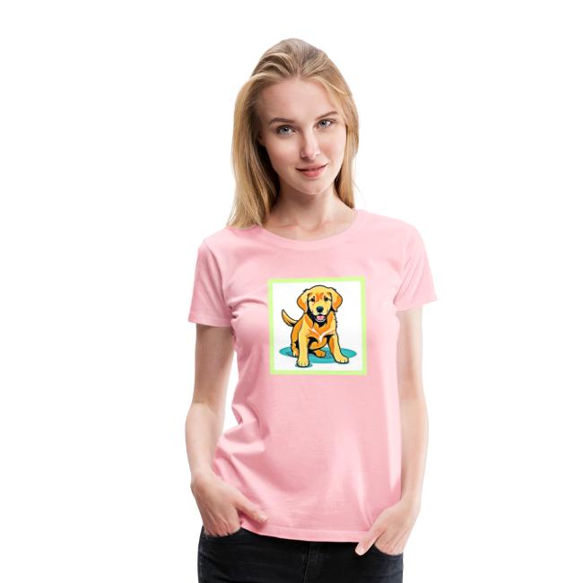 Golden Pup Charm Design