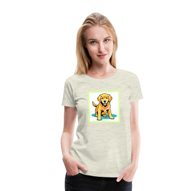 Golden Pup Charm Design