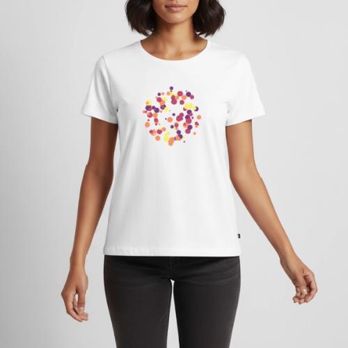 patrón de círculos abstractos - Women's Premium T-Shirt