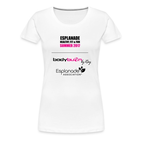 Esplanade Tshirt Back Black 1 - Women's Premium T-Shirt