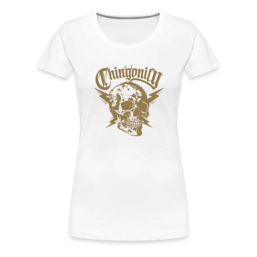 CHINGONIFY CALAVERA ORO - Women's Premium T-Shirt