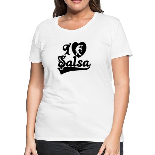I Love Salsa Dancing T-Shirt Design - Women's Premium T-Shirt