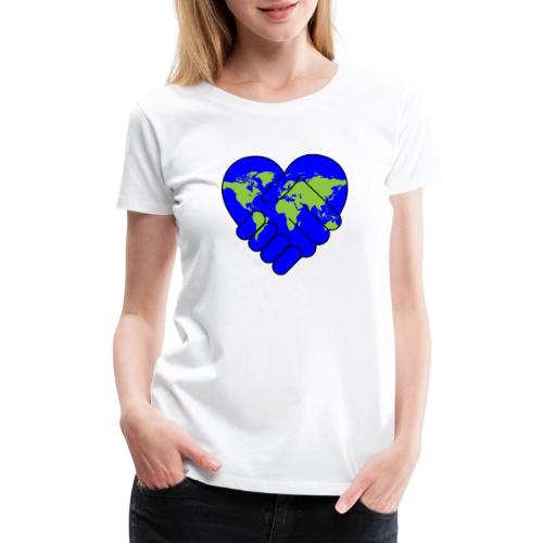 World United in Love - Women's Premium T-Shirt