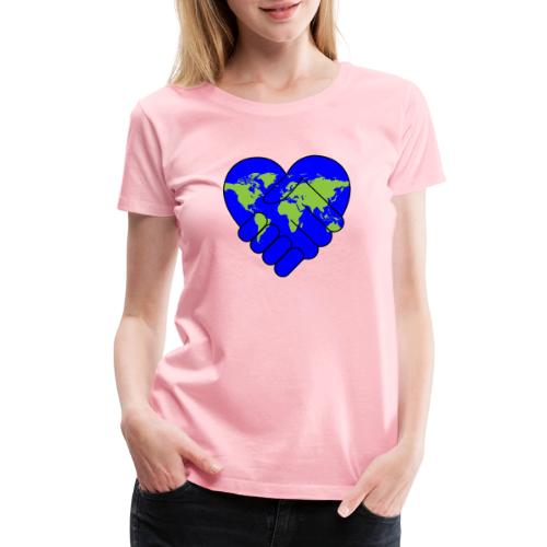 World United in Love - Women's Premium T-Shirt