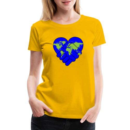 World United in Love - Women's Premium T-Shirt