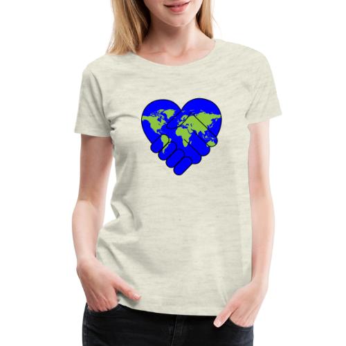 World United in Love - Women's Premium T-Shirt